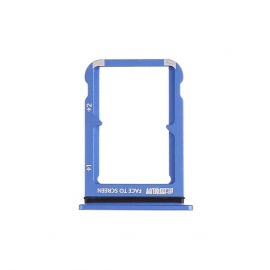Bandeja Dual SIM azul...