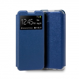 FUNDA DE LIBRO ZTE A72S AZUL