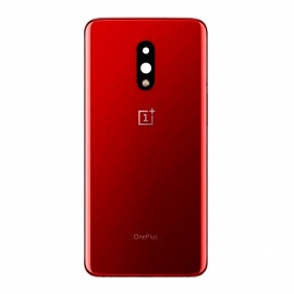 Tapa trasera roja con lente...