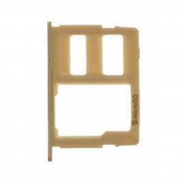 Bandeja SIM+Micro SD dorada...