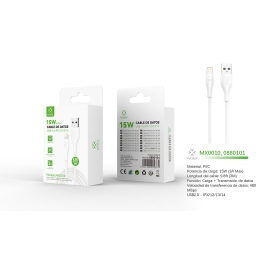 Cable de Datos MX0010 USB...