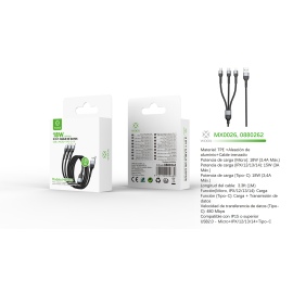 WOOX MX0026 3 IN 1 CABLE DE...
