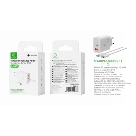 EU QC+PD GaN Wall Charger...