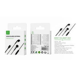 WOOX MX0130 AURICULARES CON...